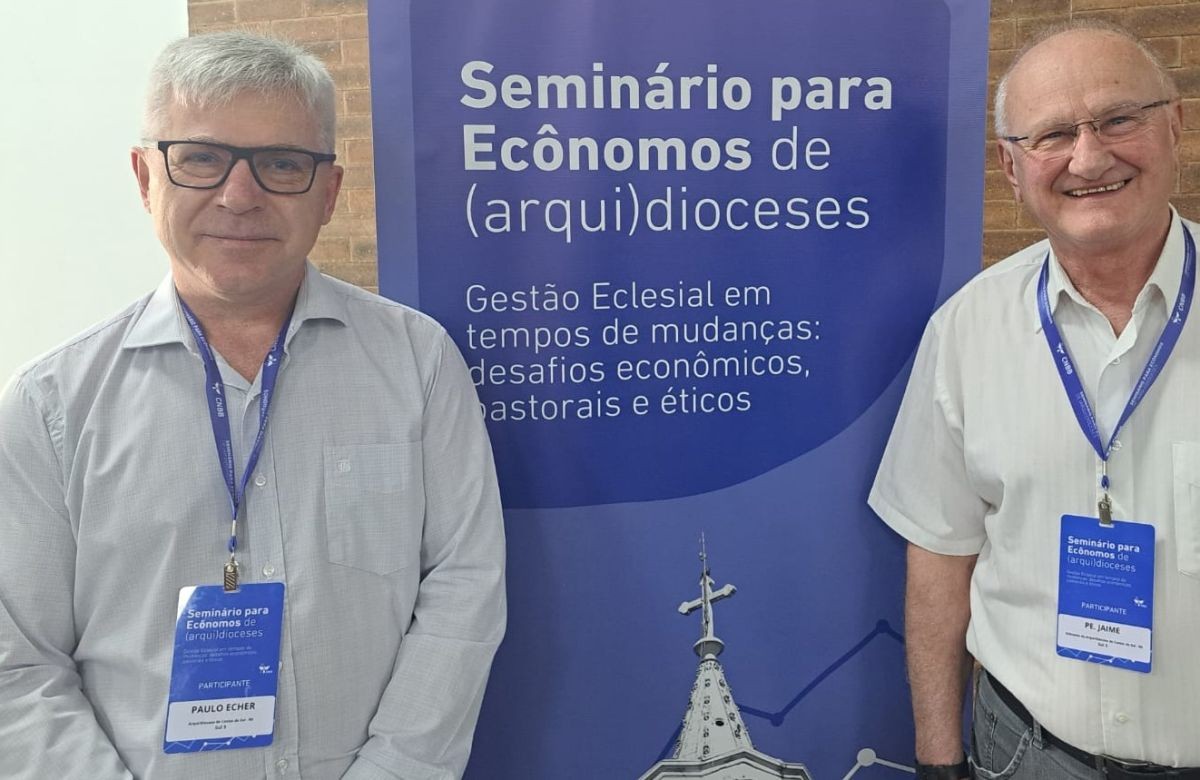 Foto de capa da notícia Diocese de Caxias do Sul participa de encontro de ecônomos da CNBB, em Brasília