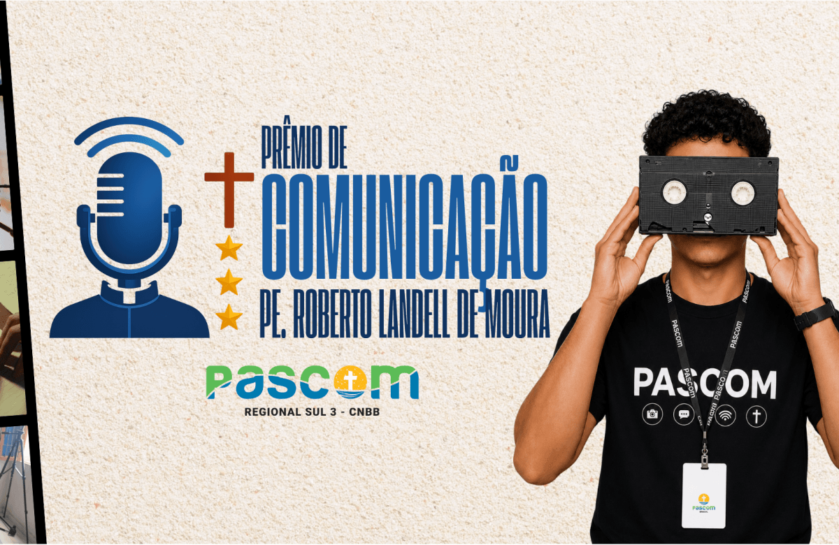 Foto de capa da notícia Pascom do Regional Sul 3 lança 5ª edição do Prêmio de Comunicação Pe. Roberto Landell de Moura