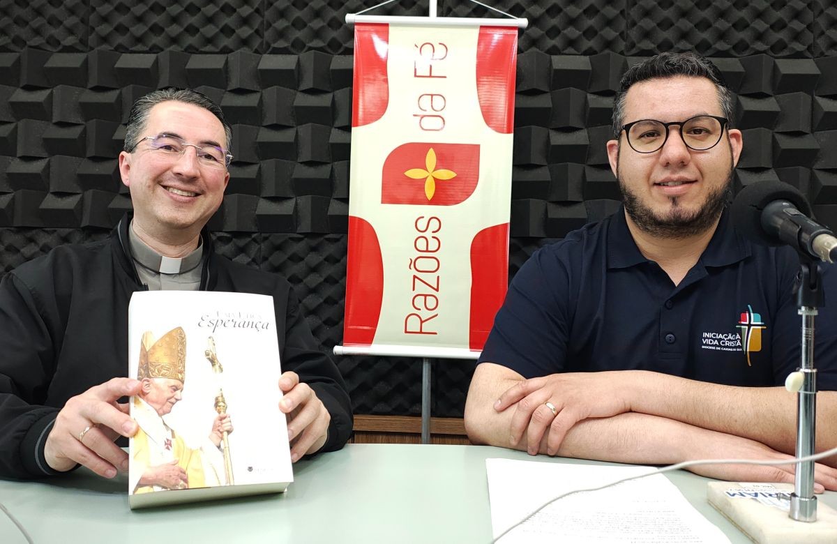 Foto de capa da notícia Programa Razões da Fé traz a participação do padre Eleandro Teles para abordar o pensamento humanista de Ratzinger
