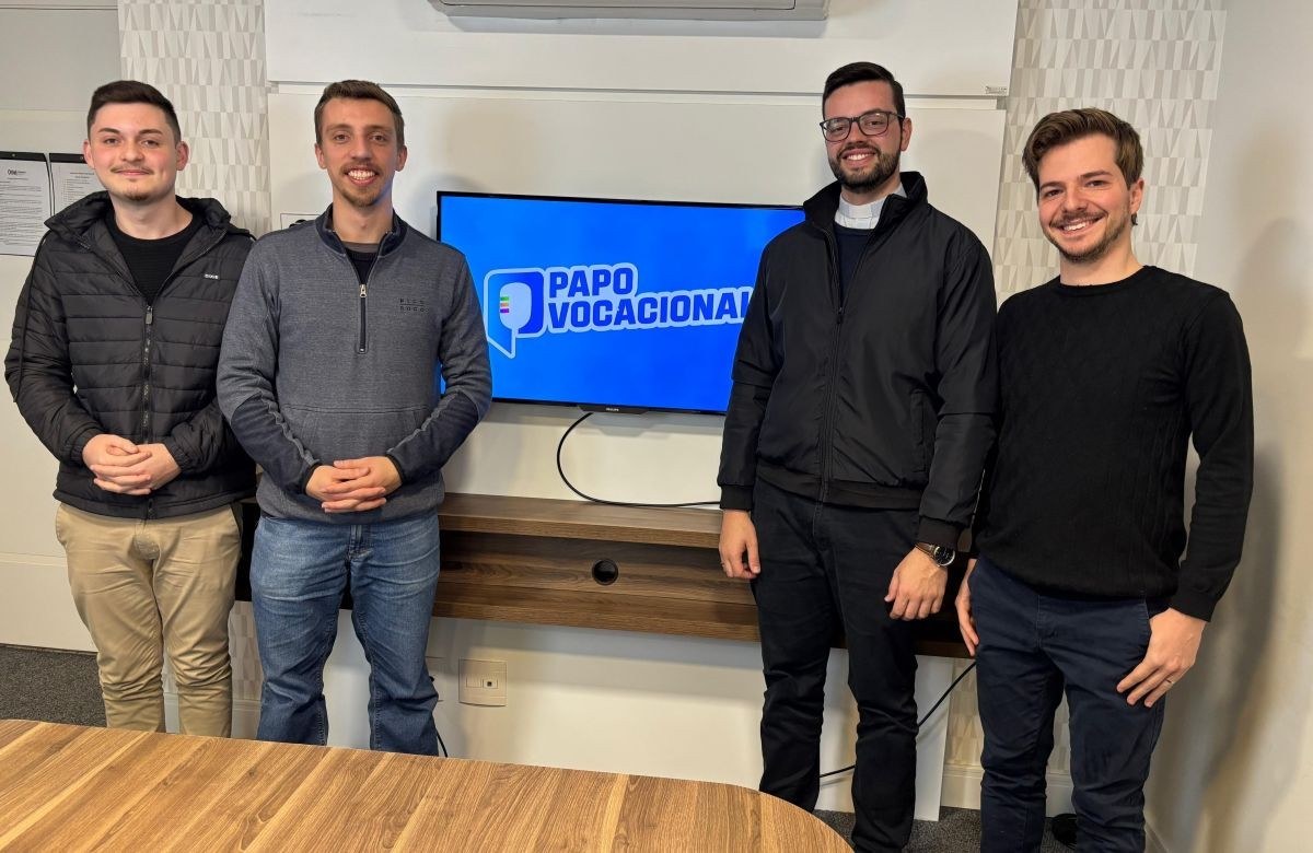 Foto de capa da notícia Segundo episódio do podcast Papo Vocacional reflete sobre o discernimento vocacional