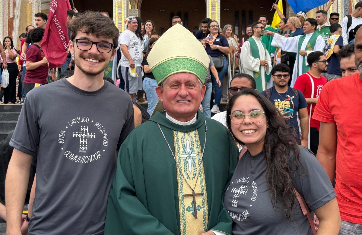 Foto de capa da notícia Jovens da Diocese de Caxias participam de encontro dos Responsáveis Diocesanos e Jubileu da Juventude no Santuário de Aparecida