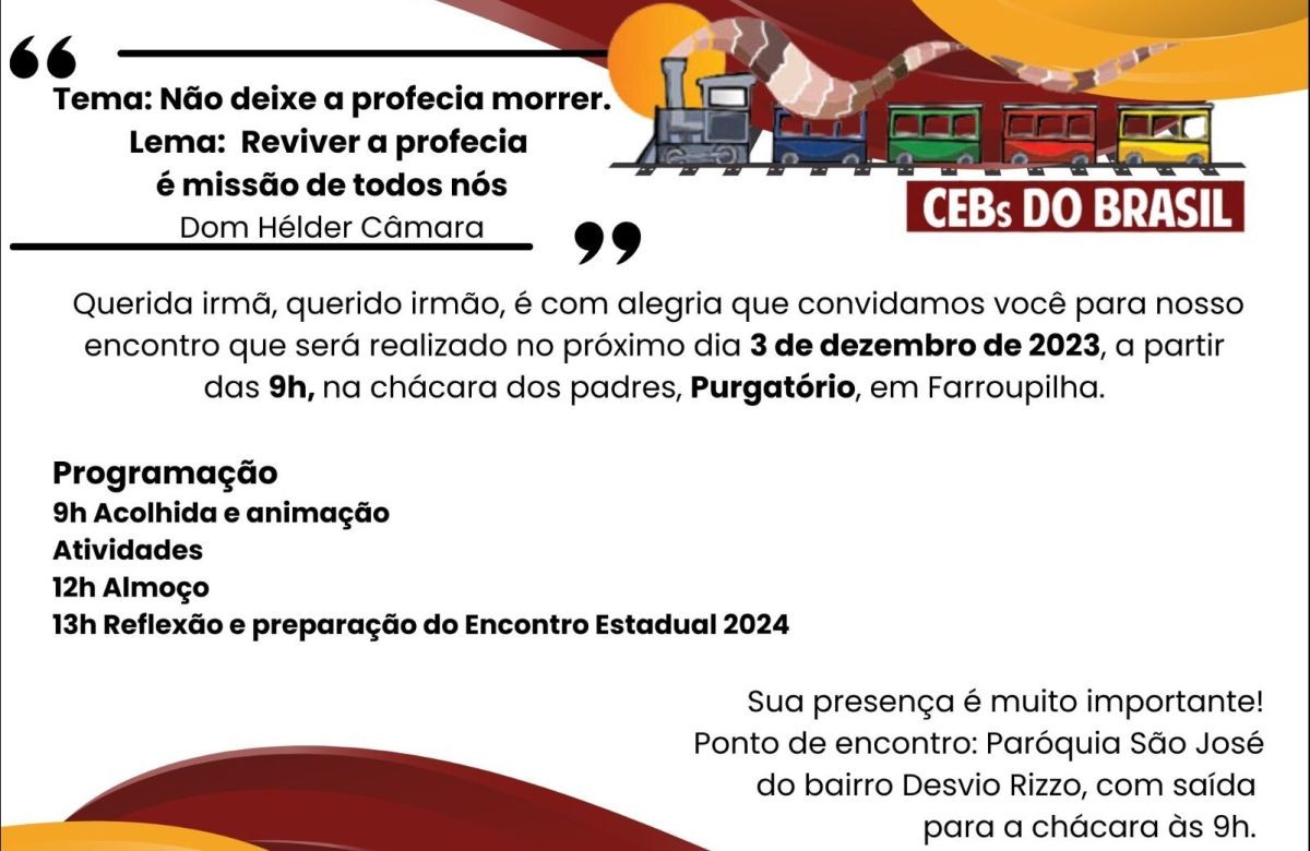 Foto de capa da notícia CEBs da Diocese de Caxias do Sul preparam encontro de articulação