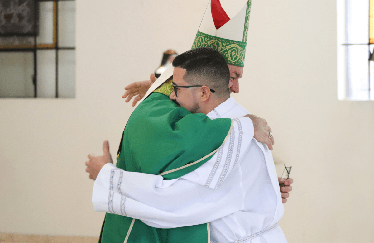 Foto de capa da notícia Diocese de Caxias do Sul celebra admissão do seminarista Leonardo Velho Soares como candidato às ordens sacras