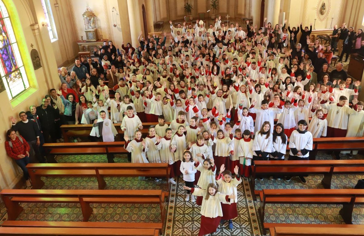 Foto de capa da notícia Diocese de Caxias do Sul prepara a 8ª edição do Encontro de Coroinhas