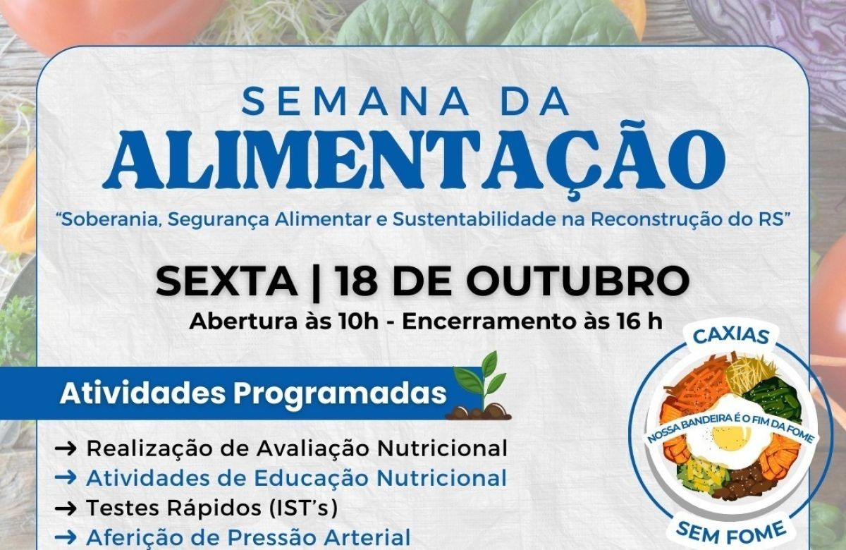 Foto de capa da notícia Cáritas da Diocese de Caxias do Sul estará presente no dia da ação da Semana da Alimentação