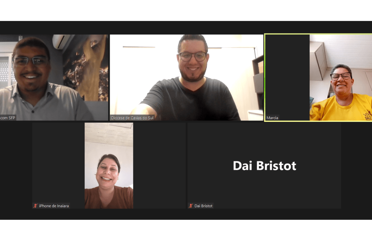 Foto de capa da notícia Pascom da Diocese de Caxias do Sul reúne virtualmente comunicadores da Região Pastoral de São Francisco de Paula