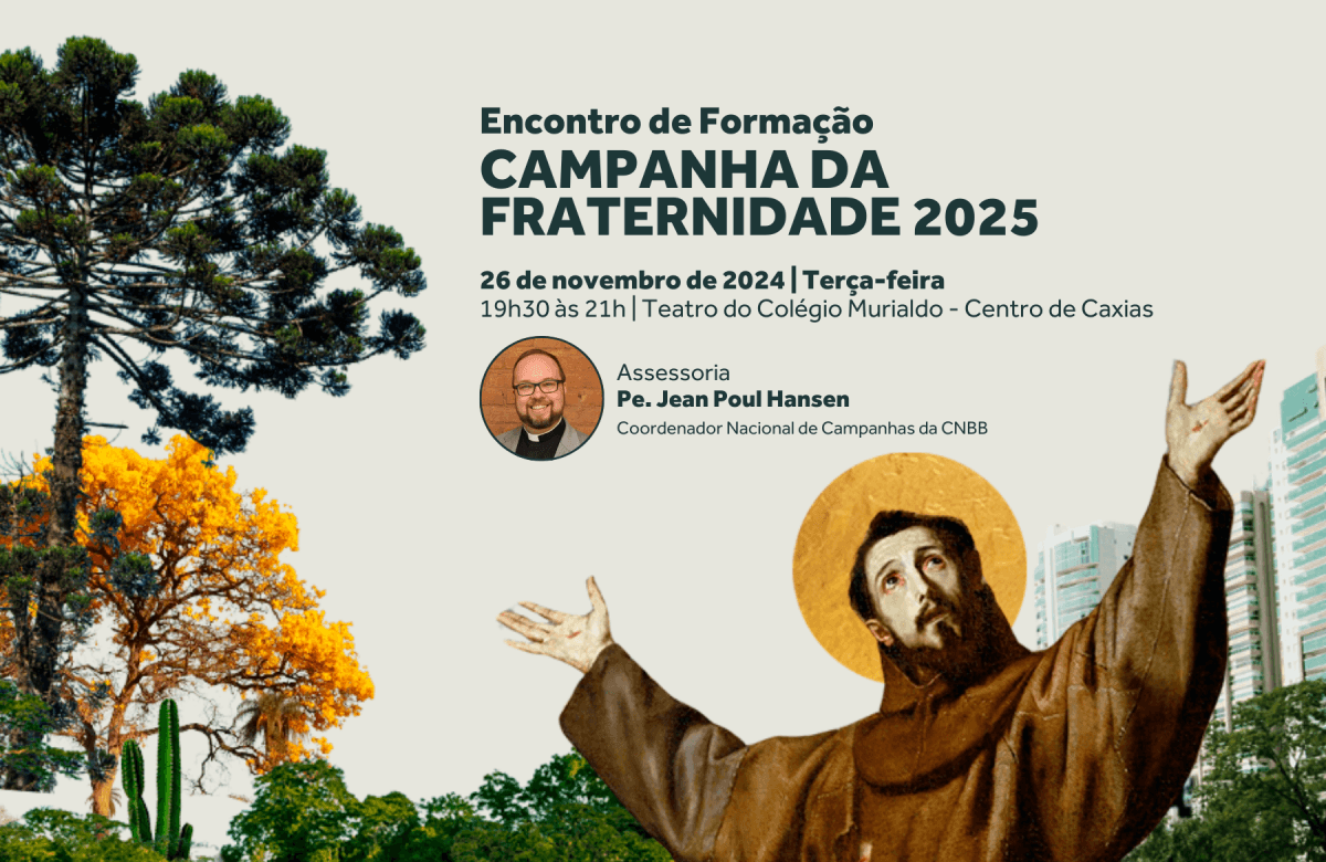 Foto de capa da notícia Padre Jean Poul Hansen, da CNBB, vem a Caxias do Sul para encontro de formação da Campanha da Fraternidade 2025