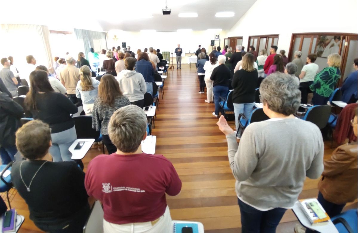 Foto de capa da notícia Encontro de coordenações paroquiais de Catequese da Diocese de Caxias do Sul alinha o calendário 2025