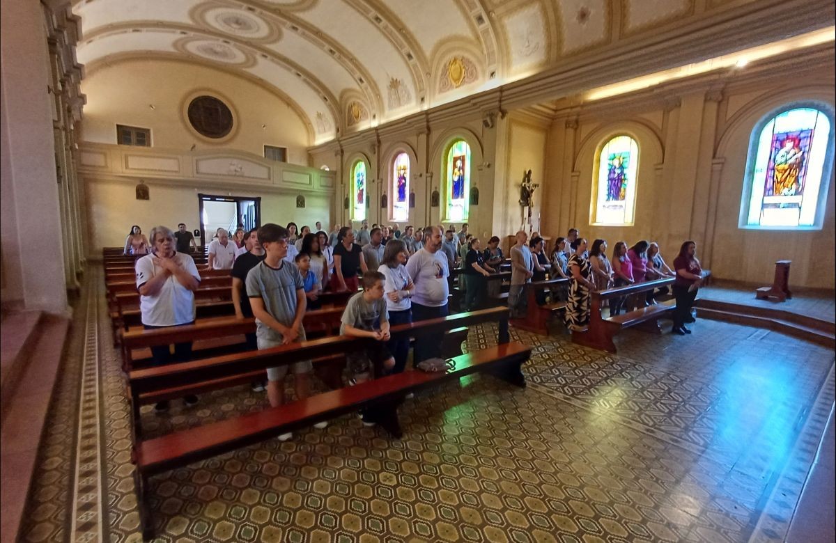 Foto de capa da notícia Catequistas da Região Pastoral de Caxias do Sul celebram em ação de graças pelo ano de 2024 e participam de piquenique