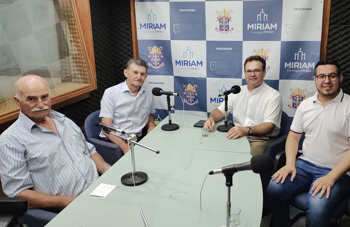 Foto de capa da notícia "Com Maria, peregrinos da esperança no cuidado com a Casa Comum" reflete o Razões da Fé que prepara a 125ª Romaria Votiva