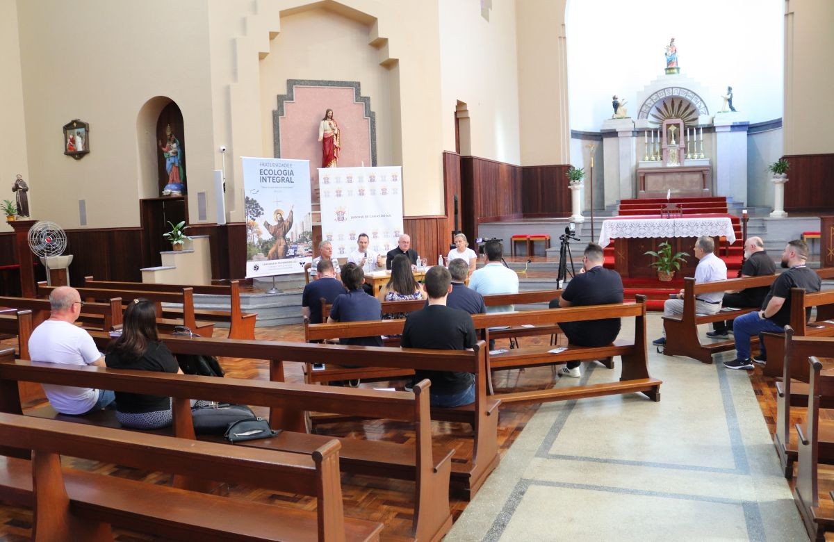 Foto de capa da notícia Coletiva de imprensa marca abertura da Campanha da Fraternidade 2025 na Diocese de Caxias do Sul