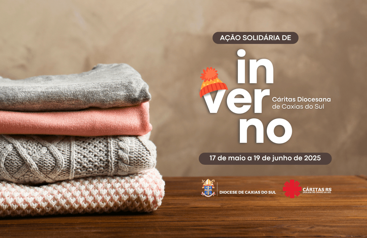 Foto de capa da notícia Cáritas da Diocese de Caxias do Sul promove ação solidária de inverno para aquecer corações