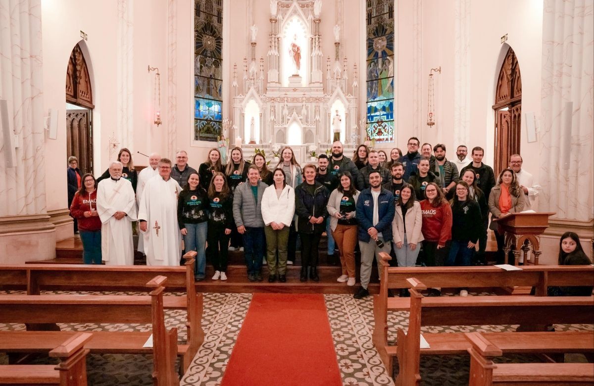 Foto de capa da notícia Missa na Paróquia São Pedro marca o 59º Dia Mundial das Comunicações Sociais na Região Pastoral de Garibaldi