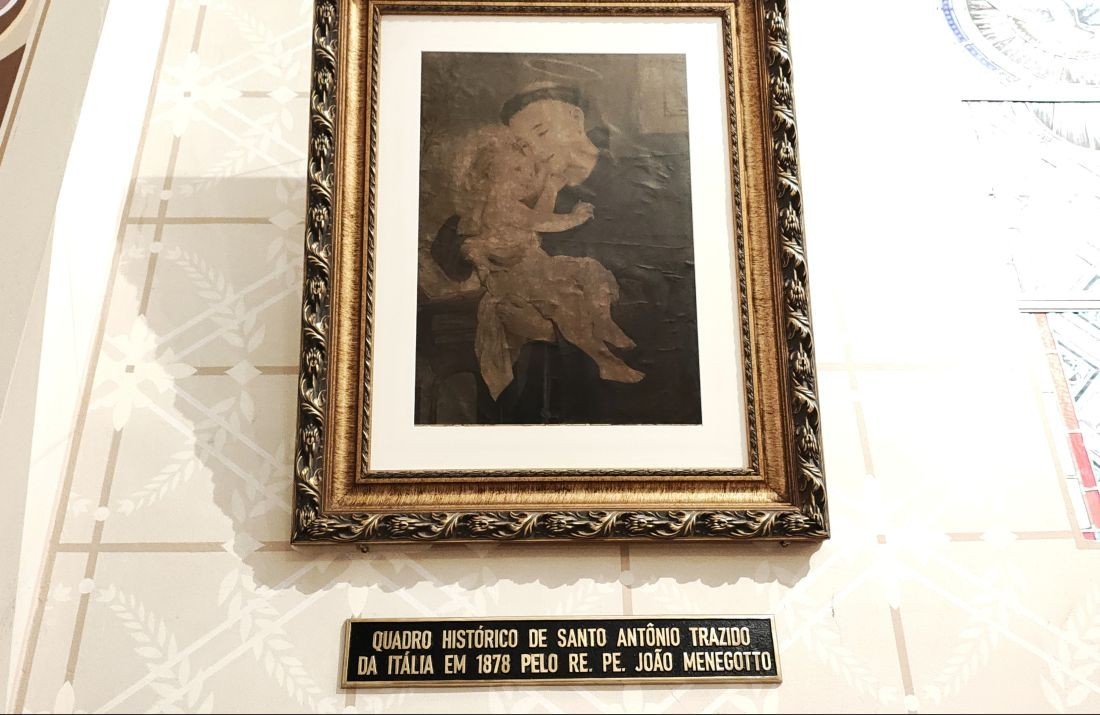 Foto de capa da notícia Sabia que o quadro que deu início à festa religiosa mais antiga da Imigração Italiana está no Santuário Santo Antônio?