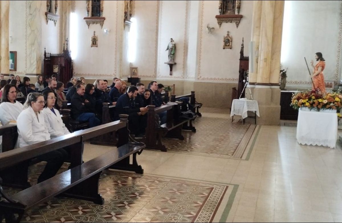 Foto de capa da notícia Paróquia São João Batista e Nossa Senhora Aparecida, de Nova Prata, celebra festejos do Padroeiro