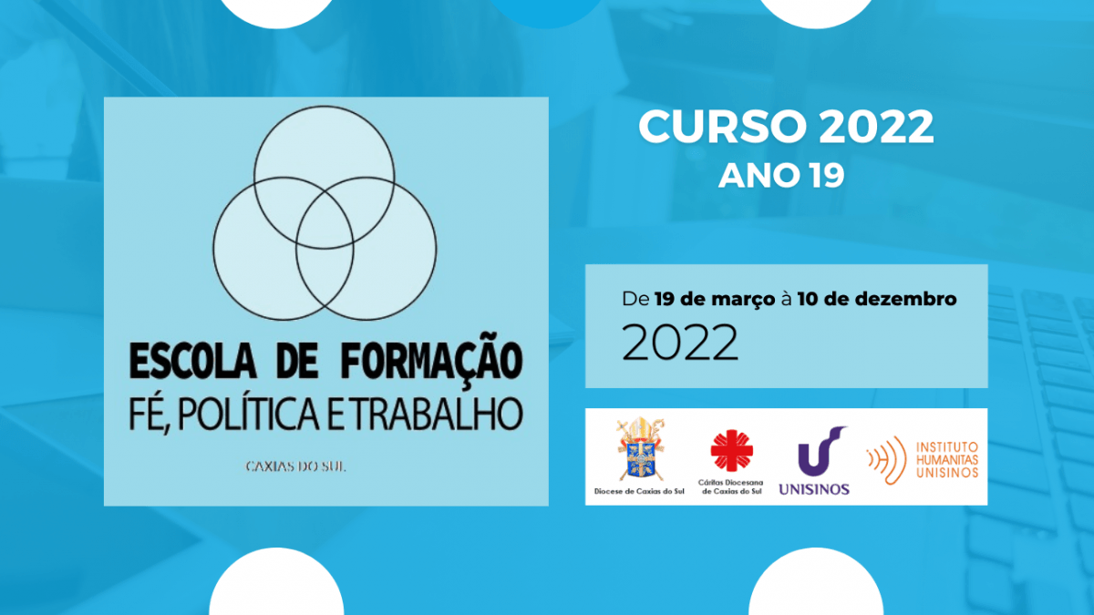 Quinta etapa da Escola de Formação Fé, Política e Trabalho irá refletir sobre a desigualdade social no Brasil