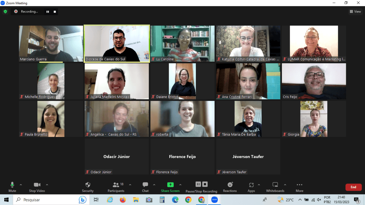 Segundo encontro da Escola de Comunicadores aborda estratégias de comunicação para a Semana Santa e o Tríduo Pascal