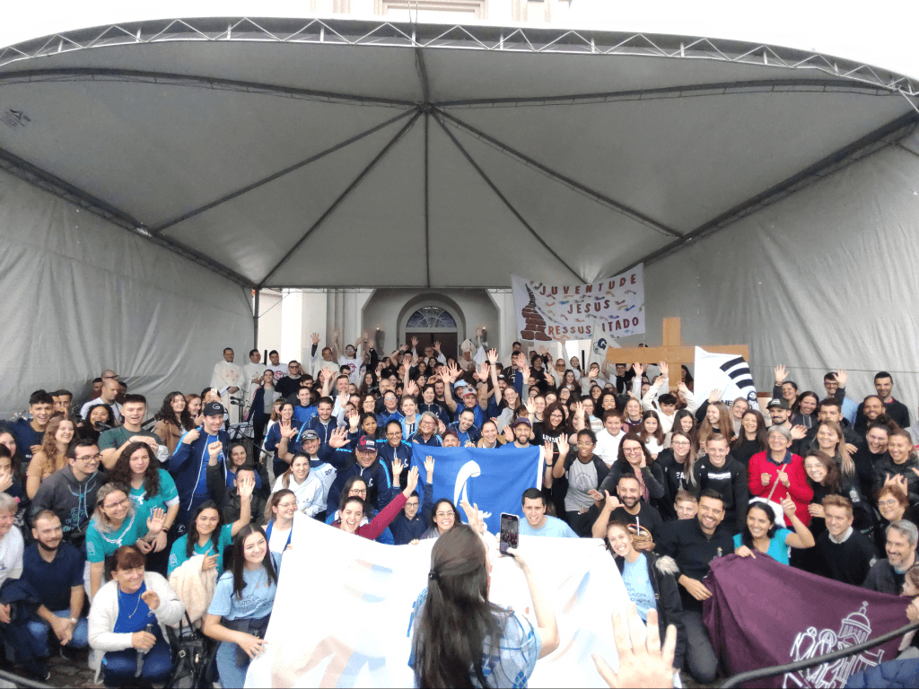 Romaria da Juventude marca manhã do segundo dia da 144ª de Romaria de Caravaggio, em Farroupilha