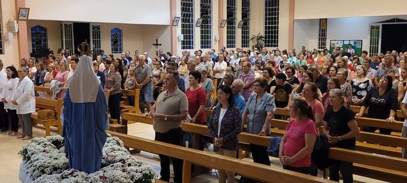 124ª Romaria Votiva: oitavo dia da novena com a Paróquia Jesus Bom Pastor em Farroupilha