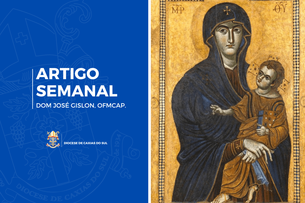 Sob o olhar materno de Maria, peregrina o povo de Deus