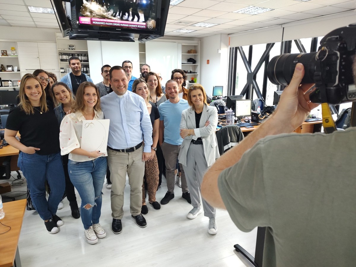 Diocese de Caxias leva mensagem do Papa para o Dia Mundial das Comunicações Sociais de 2024 aos veículos de imprensa