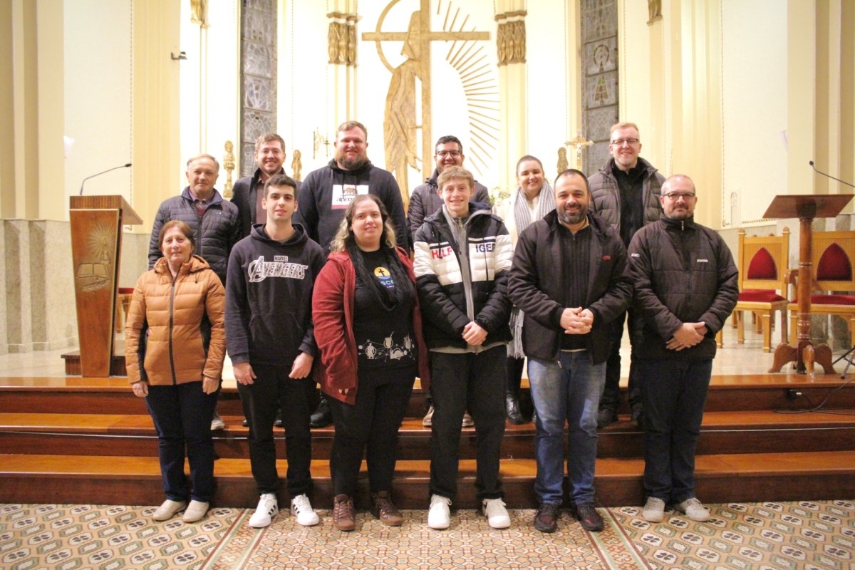 Pastoral da Comunicação da Paróquia Cristo Rei de Bento Gonçalves se reúne em noite de formação