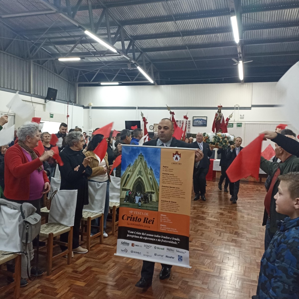 Festa de Cristo Rei dá início às visitas às comunidades em Bento Gonçalves