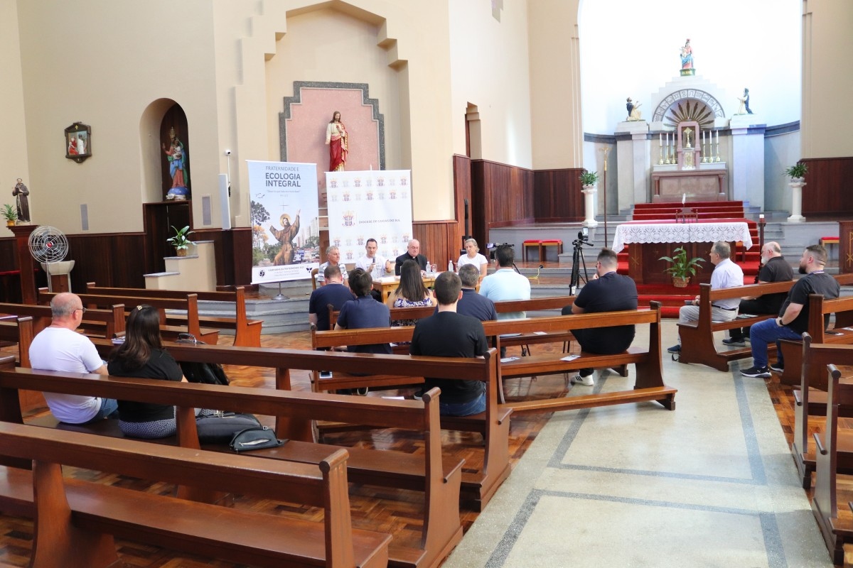 Coletiva de imprensa marca abertura da Campanha da Fraternidade 2025 na Diocese de Caxias do Sul
