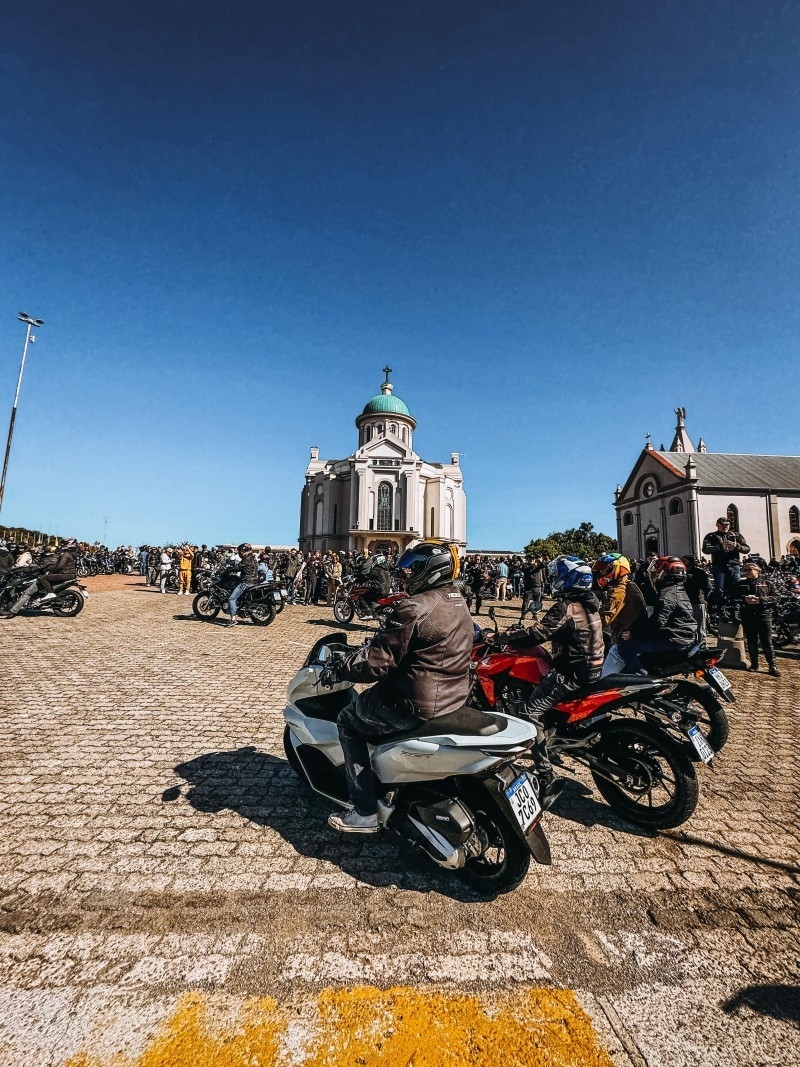 47ª Romaria dos Motociclistas reúne multidão no Santuário de Caravaggio