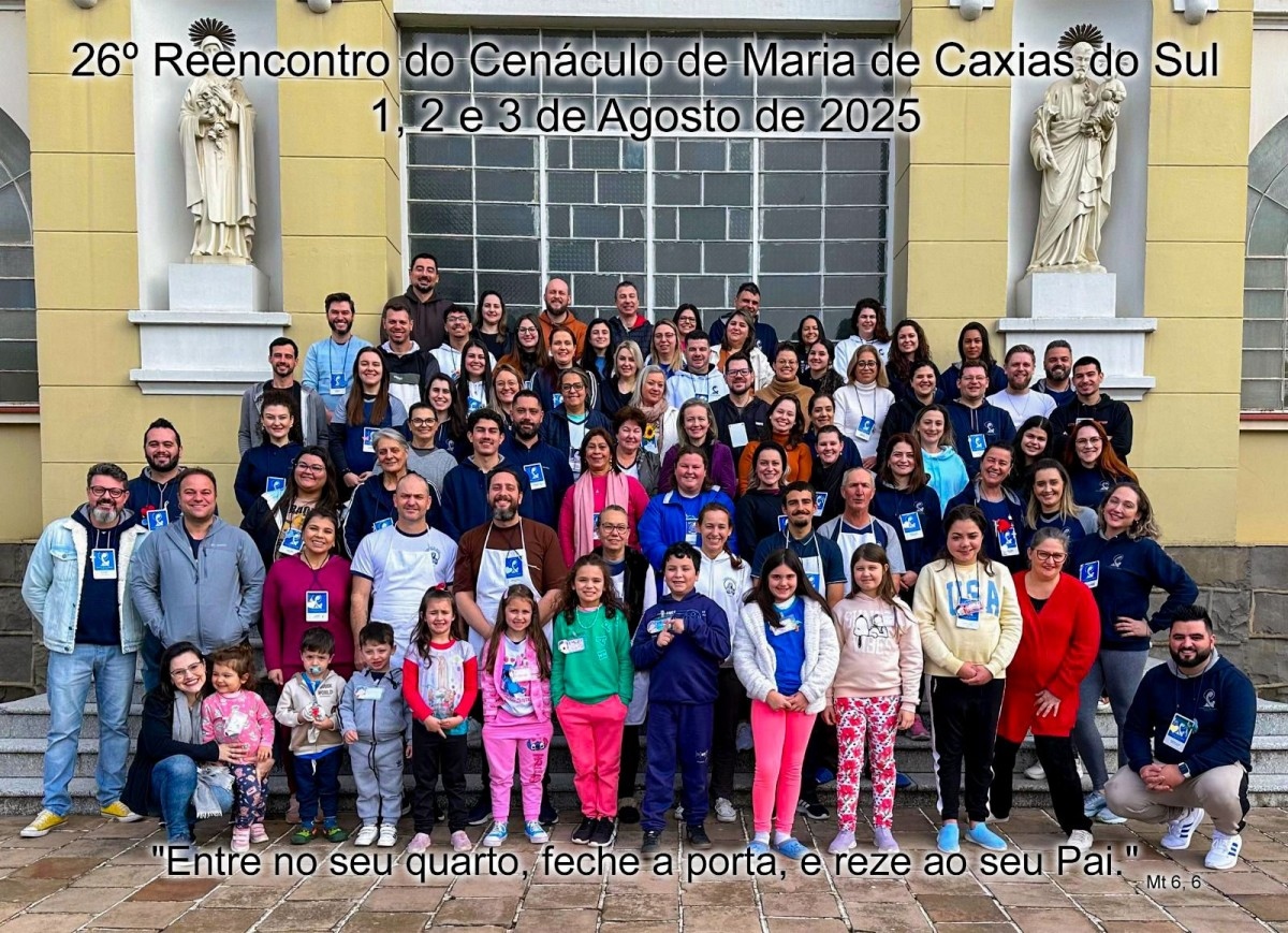 Movimento Cenáculo de Maria de Caxias do Sul realiza seu 26º Reencontro