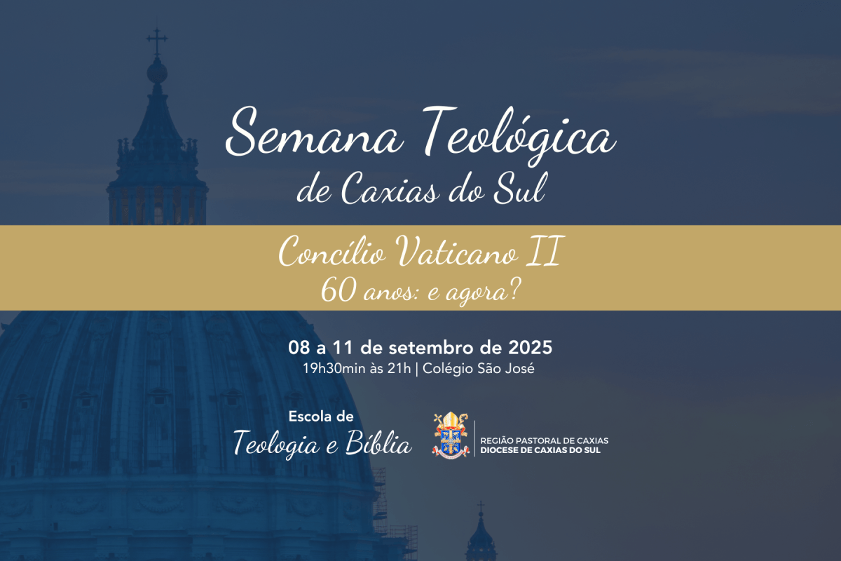 Abertas as inscrições para a Semana Teológica 2025, promovida pela Diocese de Caxias do Sul