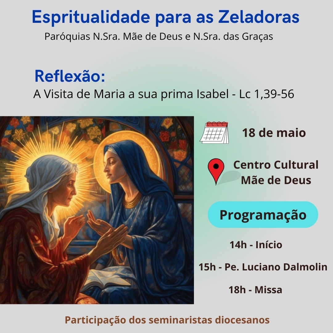 Paróquias de Carlos Barbosa preparam tarde de espiritualidade para as Zeladoras de Capelinhas