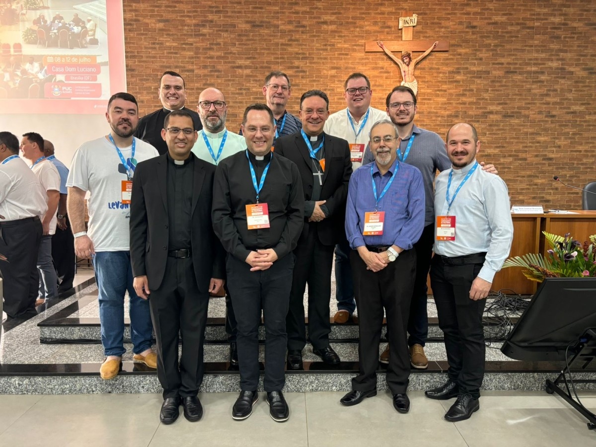 Padre Leonardo Inácio Pereira participa de encontro nacional de coordenadores de pastoral, em Brasília