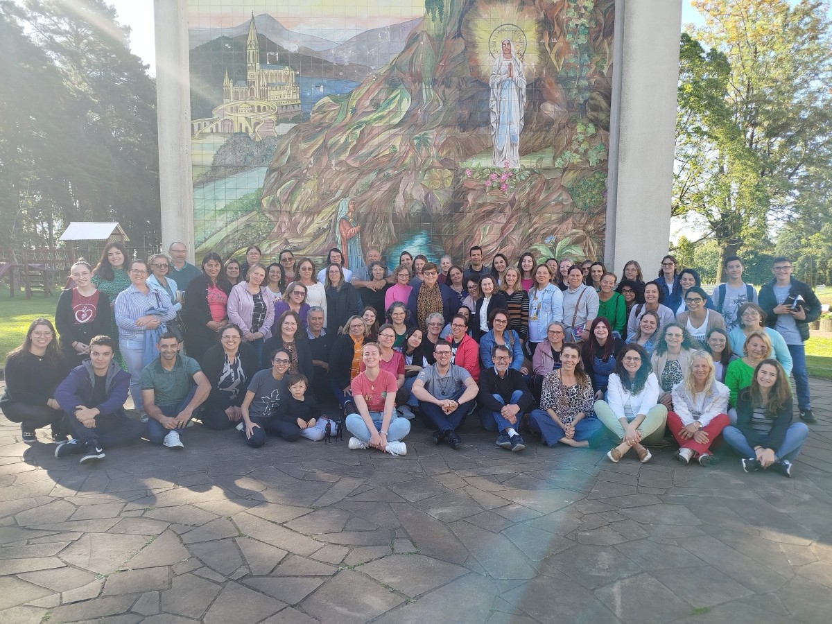 Região Pastoral de Farroupilha reúne catequistas em dia de retiro de espiritualidade