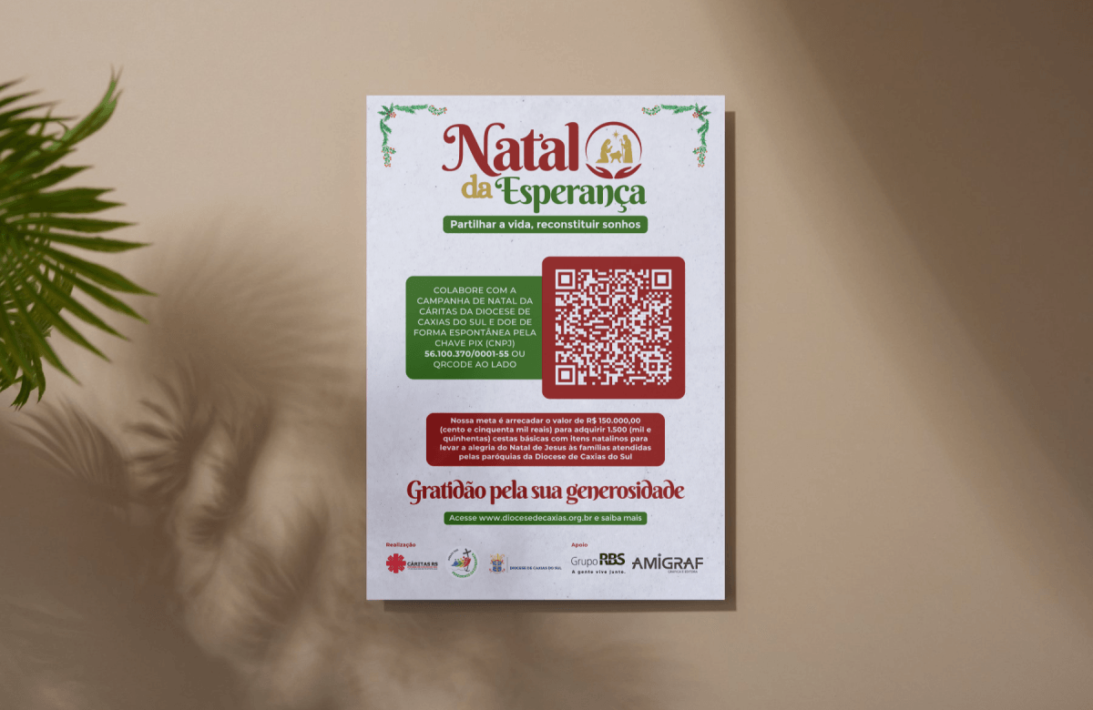 Foto de capa da notícia "Dia D" do Natal da Esperança, para arrecadação de doações será neste sábado, 1º de novembro, em Caxias do Sul