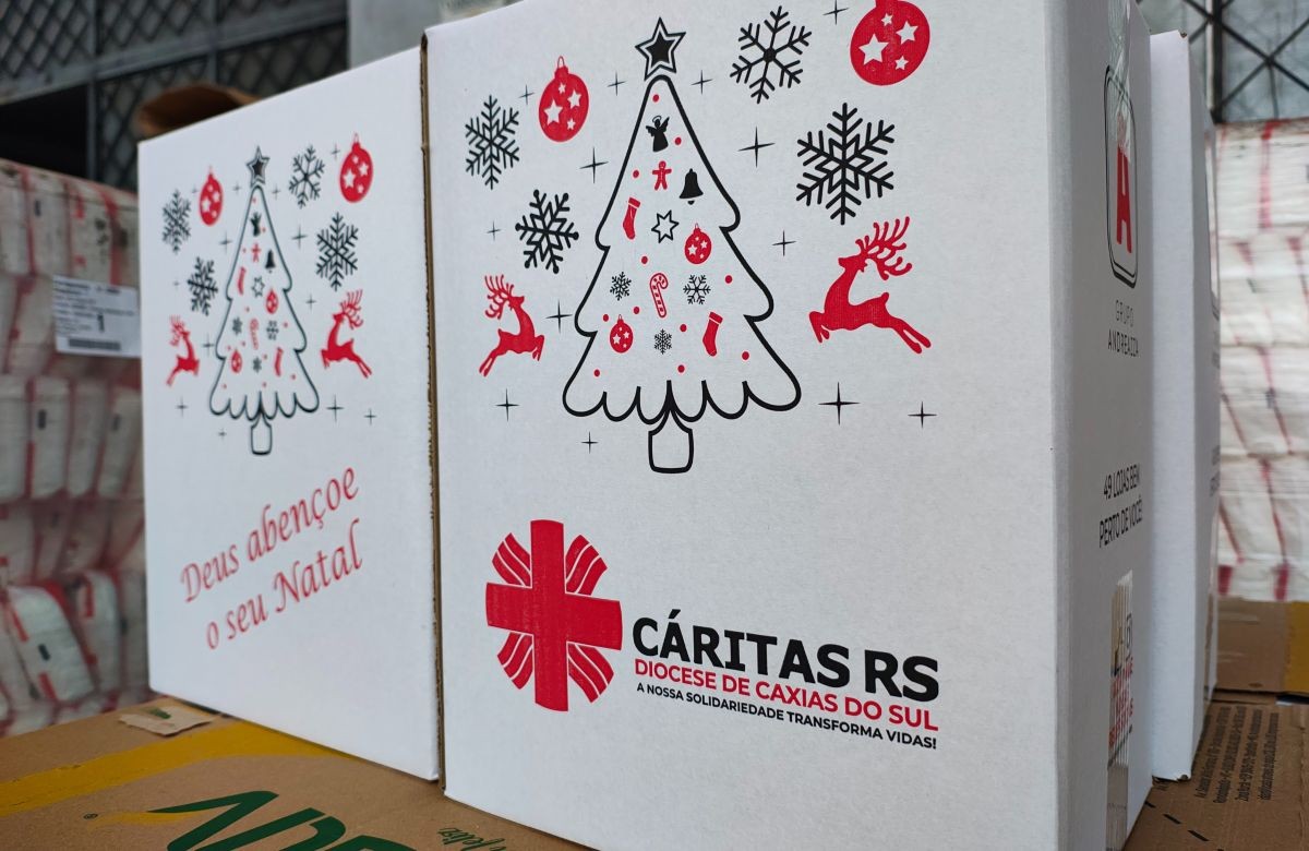 Foto de capa da notícia Inicia a entrega das cestas da campanha Natal da Esperança para as Paróquias da Diocese de Caxias do Sul