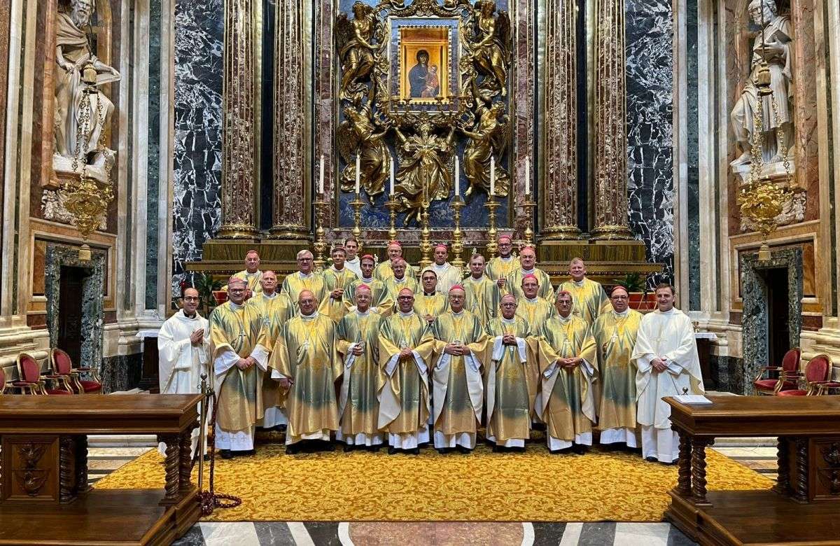 Foto de capa da notícia Terceiro dia da visita Ad Limina inicia com Missa na Basílica de Santa Maria Maior