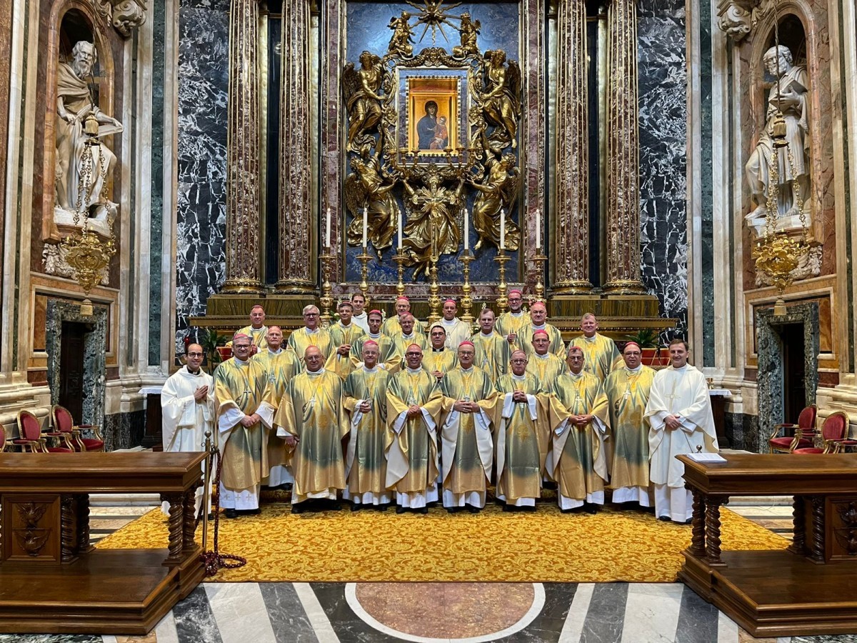 Terceiro dia da visita Ad Limina inicia com Missa na Basílica de Santa Maria Maior