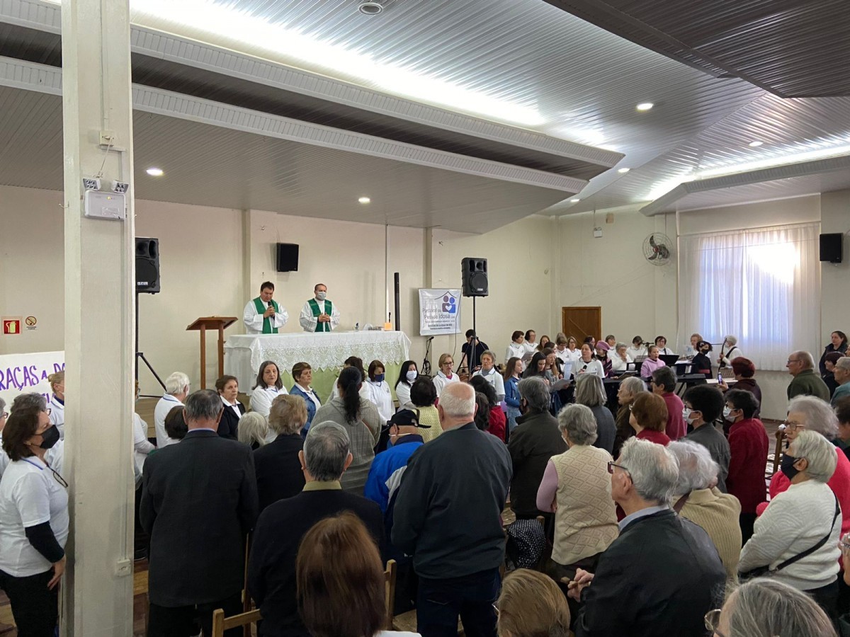 Paróquia Santa Catarina reúne idosos acompanhados pela Pastoral da Pessoa Idosa