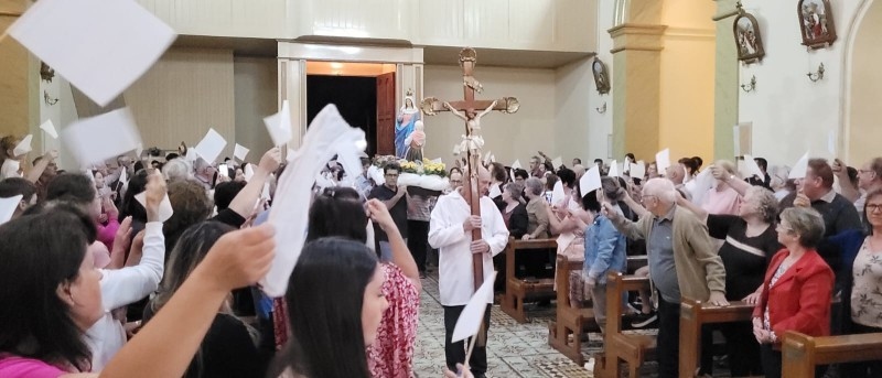 124ª Romaria Votiva: sexto dia da novena com a Paróquia Jesus Ressuscitado  em Farroupilha