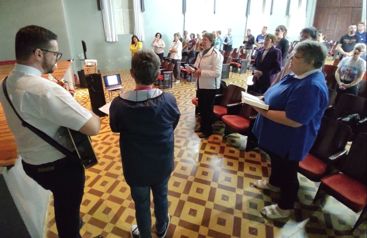 Foto de capa da notícia Pastoral Vocacional da Diocese de Caxias do Sul reúne animadores vocacionais em manhã de formação e reflexão